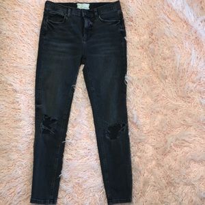 Free People Distressed Jeans